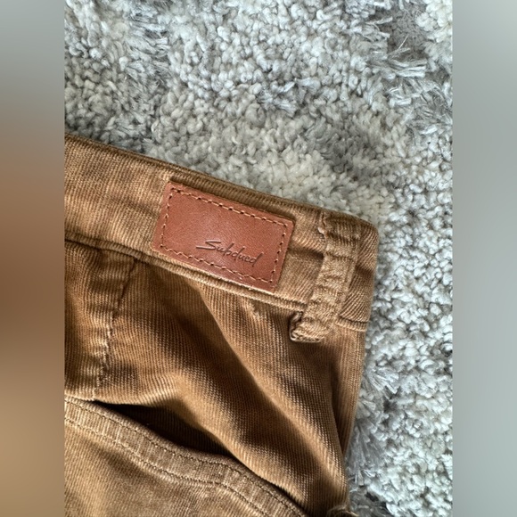 Subdued Palazzo Pants Women’s Size 26 Camel Color, 98% Cotton, Made in Turke - Picture 6 of 11